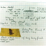 Hopper's logbook with the moth ("bug") displayed.