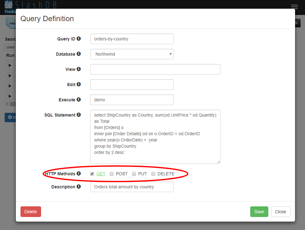 SQL Pass-thru dialog box in the new version